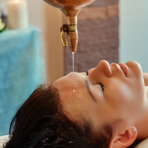 Shirodhara and sound healing